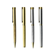 Premium corporate gift metal ballpoint pen custom engrave logo luxury gold plated pens